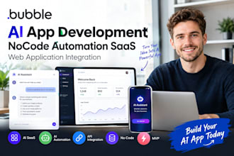 bubble ai app development no code automation saas web application integration