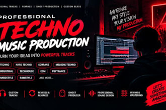 be your techno producer melodic techno ghost producer hard industrial schranz