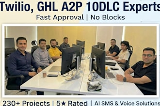 get approval for twilio a2p 10dlc and ghl registration for SMS
