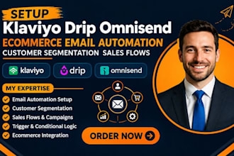 klaviyo drip omnisend ecommerce email automation customer segmentation flows