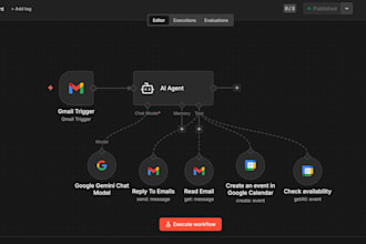 build ai email automation with gmail, n8n and open ai
