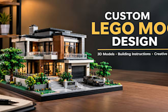 design custom lego moc models and building instructions