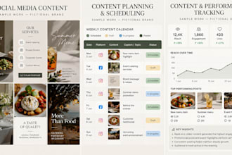 manage your social media and help with content