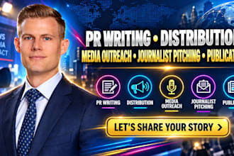 do PR writing distribution media outreach journalist pitching publication