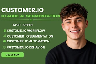 create customer io engagement based segment claude ai user behavior workflow