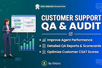 do QA evaluation and customer service quality audit for your chat support