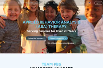 design wix aba therapy website hipaa compliant redesign aba therapy website