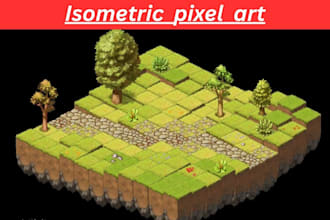 isometric pixel art tileset tilemap game assets pixel game art pixel environment