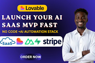develop a production ready saas mvp using lovable dev