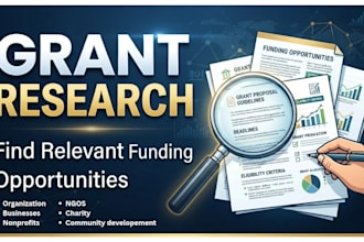 research relevant grant opportunities and funding sources