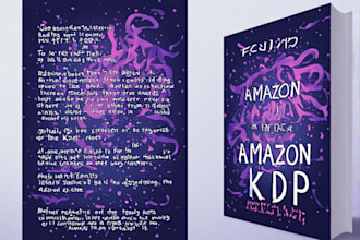 design book cover design, ebook cover, amazon kdp book cover