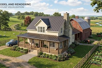 do 2d 3d eco village resort, farmhouse, village home and farmhouse