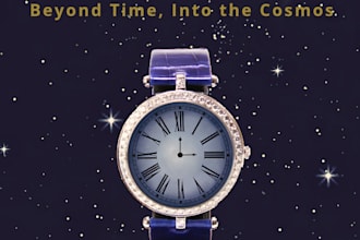 design a luxury 3d watch and realistic product ren
