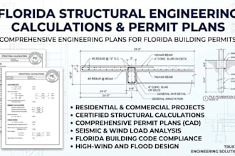 florida structural engineering calculations permit plans