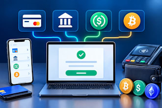 setup payment processor, payment gateway, stable coin gateway, crypto processor