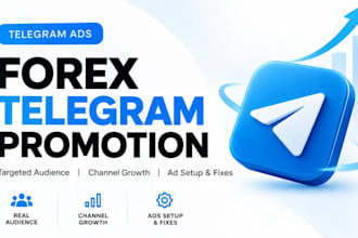 fix telegram ads, run active telegram ads to 300k forex traders, forex promotion