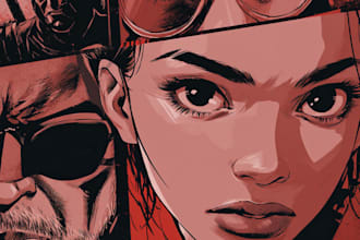 professionally color your comic, webtoon, or cover art