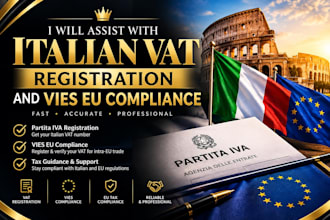 assist with italian vat registration and vies eu compliance