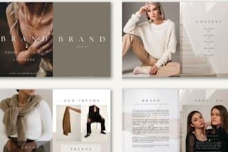 design fashion clothing catalogue and sportswear product catalog lookbook