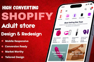 build and design a high converting shopify adult store