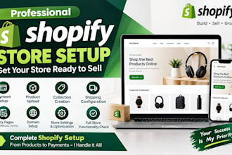 do shopify payment product upload collection shipping policy page domain setup