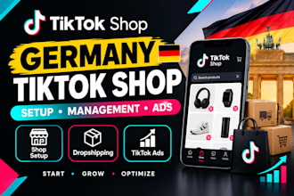 setup germany tiktok shop manage german tiktok shop ads tiktok shop dropshipping