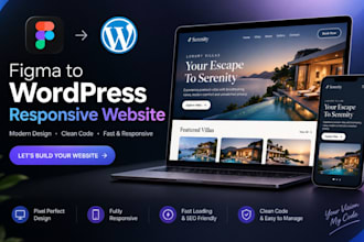 convert figma design to wordpress website