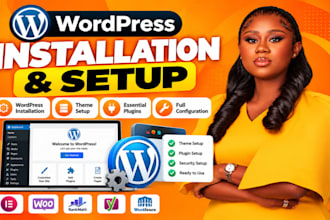 setup wordpress hosting and install wordpress on godaddy, hostinger, bluehost