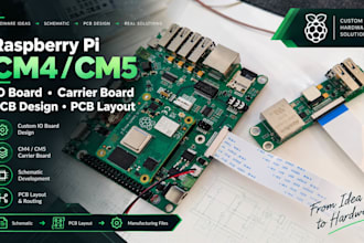 do raspberry pi cm4 cm5 io board carrier board pcb design pcb layout