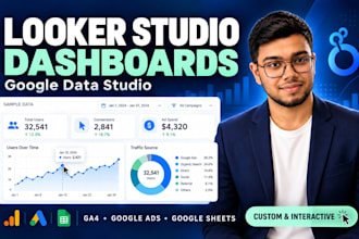 create google data studio or looker studio dashboards