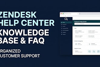 set up zendesk help center knowledge base and faq