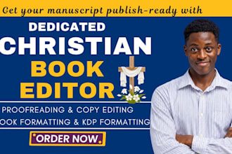 be your christian and memoir book editor and proofreader