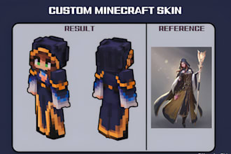 create a custom minecraft skin for you