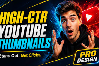 design clean youtube thumbnails