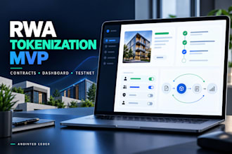 develop rwa tokenization platform, smart contracts and user dashboard, web3 dapp