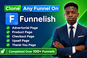 clone funnelish advertorial page sales page shopify pagefly shogun gempages fix