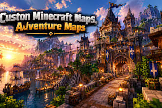 create custom minecraft maps, adventure maps and maps for your server