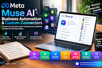 set up meta muse ai business automation and custom connectors muse ai connector