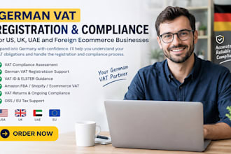 do german vat registration, ecommerce vat return for US, UK, foreign businesses