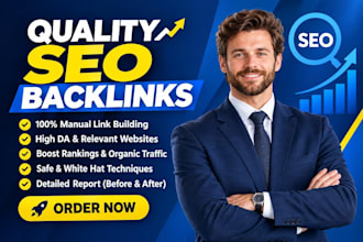 build high quality manual SEO backlinks