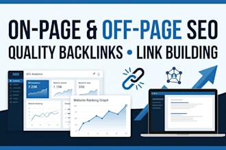 do on page SEO and quality link building