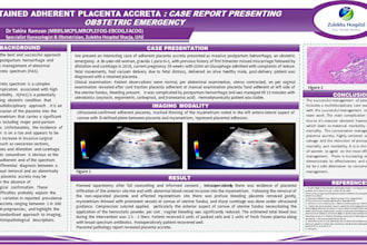 design a professional scientific medical poster