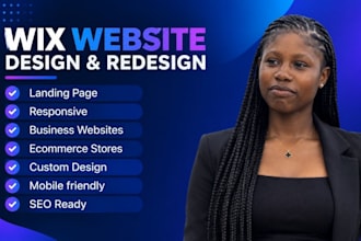 wix website design, wix website redesign, wix business, website design