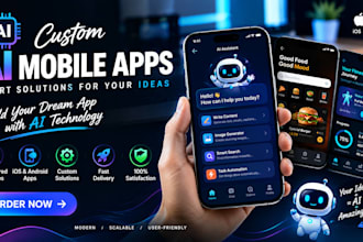 build custom ai mobile apps according to your demand
