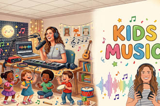 create original kids music, jingles or lullabies