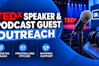 help you land tedx talks and get booked on podcasts