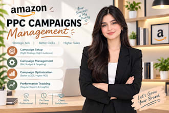 setup and manage amazon PPC and sponsored products ads