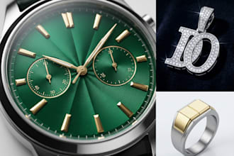 render watch dials, modular, chain, custom pendants, and signet