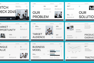 design startup pitch deck investor presentation fundraising deck