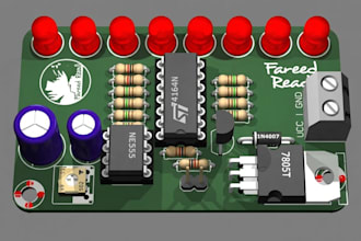 design automotive led, pcb headlights, drl, brake, tail light, led driver, kicad
